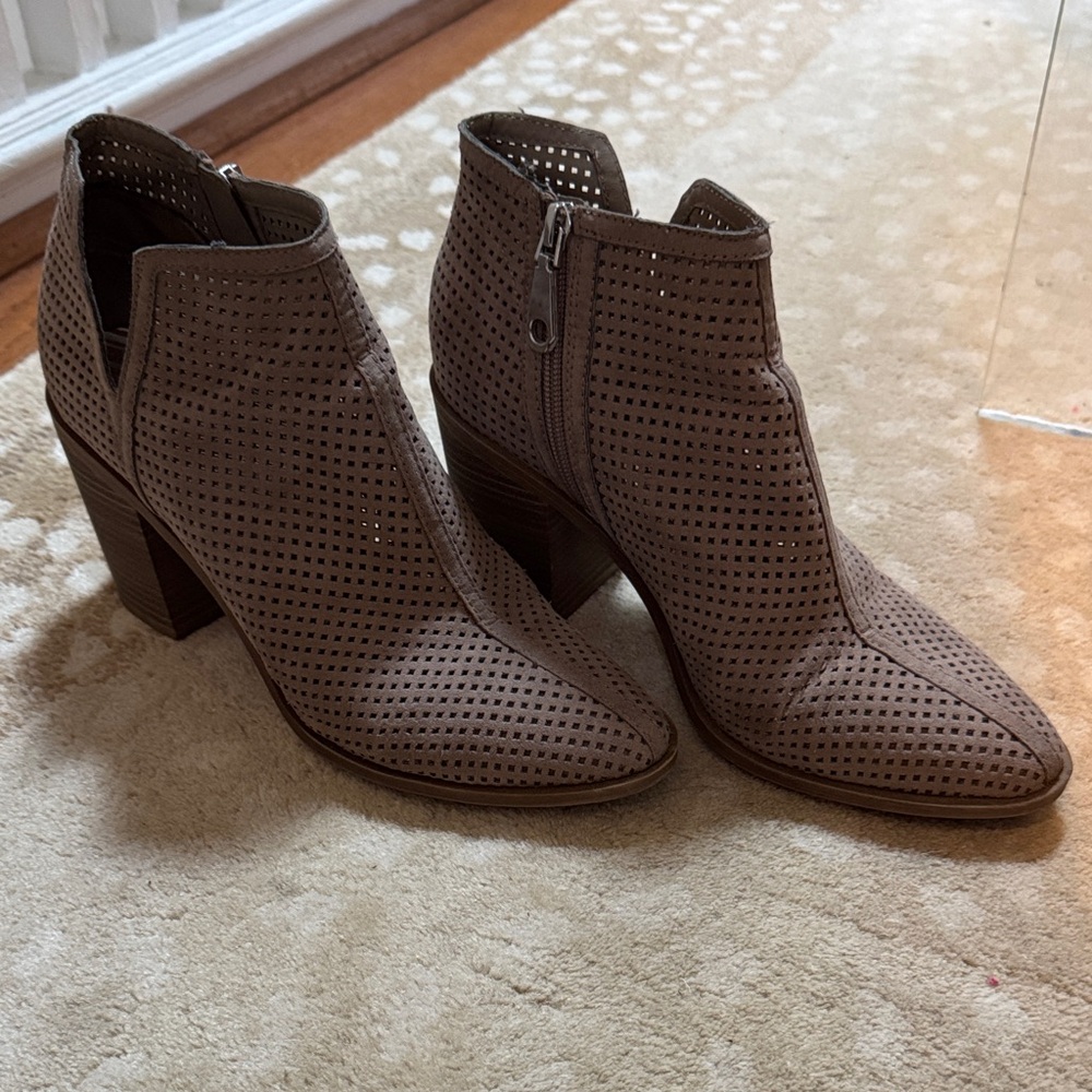 Dolce Vita Perforated Women’s Ankle Booties